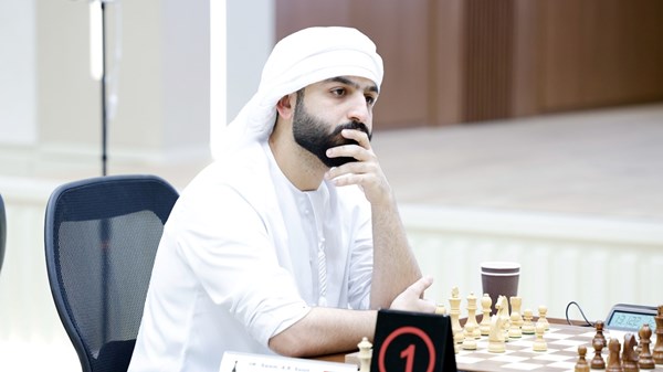 塞勒姆·阿卜杜勒·拉赫曼 (Salem Abdul Rahman) 在“国际象棋大师赛”中获得亚军